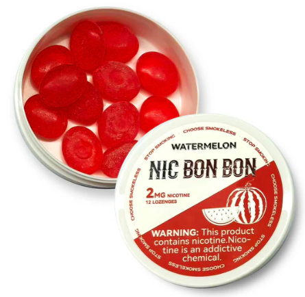 NIC BON BON 2MG NICOTINE CANDY (5 JAR DISPLAY)
