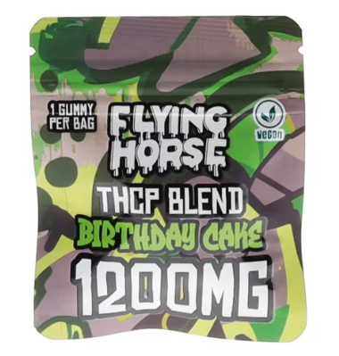 FLYING HORSE THCP BLEND INFUSED GUMMIES 1200MG/GUMMY (80CT JAR)
