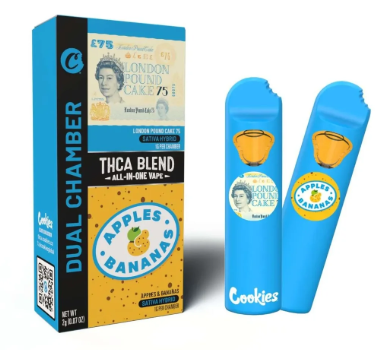 COOKIES DUAL CHAMBER 2G THCA BLEND ALL IN ONE DISPOSABLE