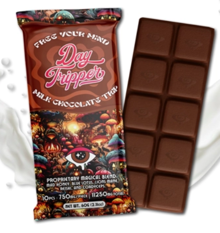 DAY TRIPPER PSYCHEDELIC PROPRIETARY BLEND 10000MG MUSHROOM CHOCOLATE BAR
