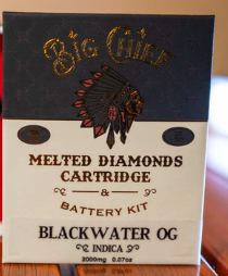 BIG CHIEF 2G THC-A + THC-P MELTED DIAMONDS CARTRIDGE