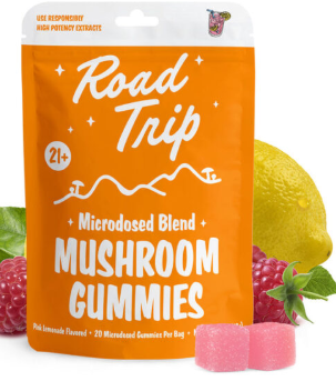 ROAD TRIP MICRODOSED BLEND 70G MUSHROOM GUMMIES (20PC/PK)
