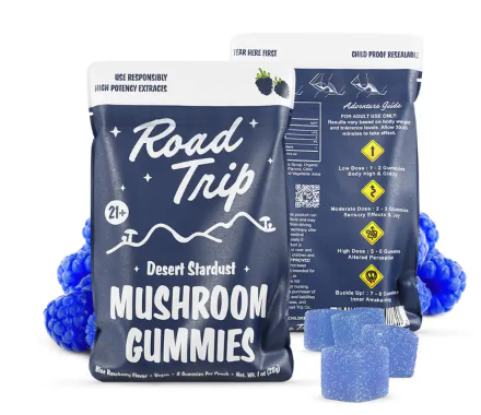 ROAD TRIP DESERT STARDUST BLEND 210G MUSHROOM GUMMIES BOX (2PC/PK , 30PK/BOX)