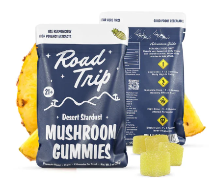 ROAD TRIP DESERT STARDUST BLEND 210G MUSHROOM GUMMIES BOX (2PC/PK , 30PK/BOX)