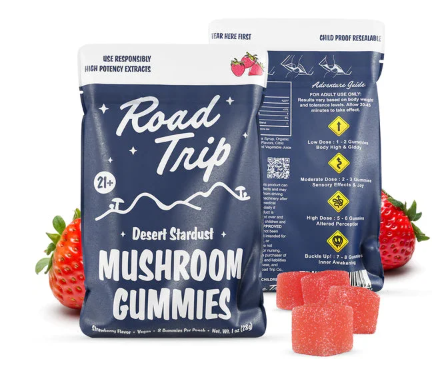 ROAD TRIP DESERT STARDUST BLEND 210G MUSHROOM GUMMIES BOX (2PC/PK , 30PK/BOX)