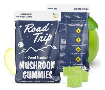 ROAD TRIP DESERT STARDUST BLEND 210G MUSHROOM GUMMIES BOX (2PC/PK , 30PK/BOX)