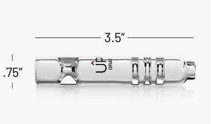 GRAV UPLINE TASTER HAND PIPE | CLEAR