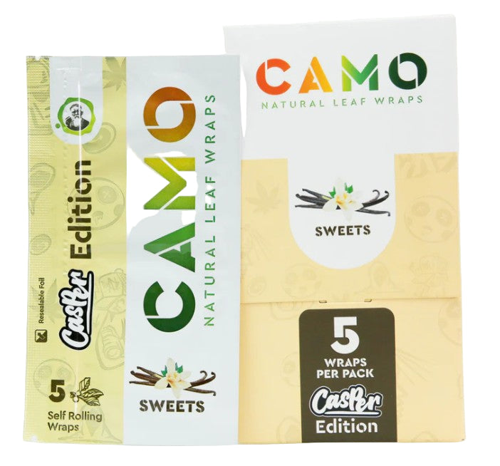 CAMO NATURAL LEAF WRAPS 5PK/25CT CASPER EDITION