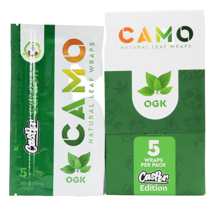 CAMO NATURAL LEAF WRAPS 5PK/25CT CASPER EDITION