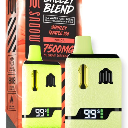 MODUS BREEZY BLEND (ICE WATER HASH ROSIN CB9-A + PEGASUS D8 + THC-P) 7.5 GRAM DISPOSABLE