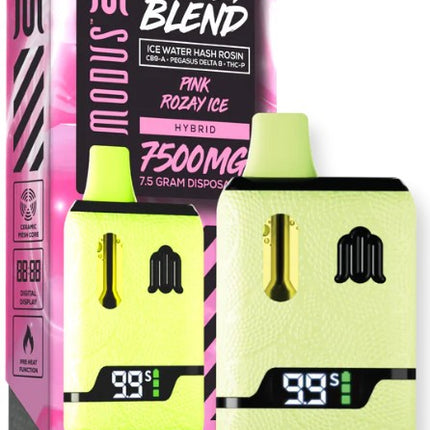 MODUS BREEZY BLEND (ICE WATER HASH ROSIN CB9-A + PEGASUS D8 + THC-P) 7.5 GRAM DISPOSABLE