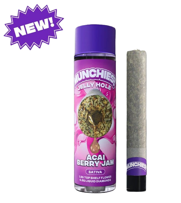 DELTA MUNCHIES 2G THCA JELLY HOLLES PRE ROLL