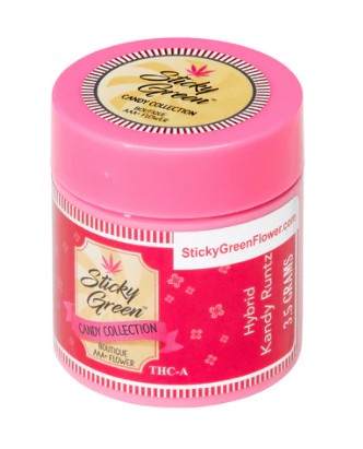 STICKY GREEN CANDY COLLECTION 3.5G THC-A FLOWER
