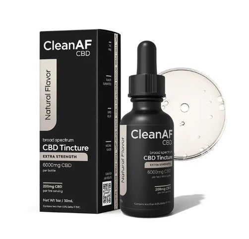 CLEAN AF CBD BROAD SPECTRUM TINCTURE 6000MG