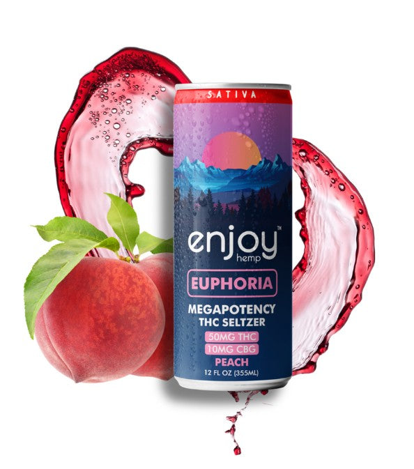 ENJOY HEMP MEGAPOTENCY 50MG THC SELTZER (4 CAN/BOX)