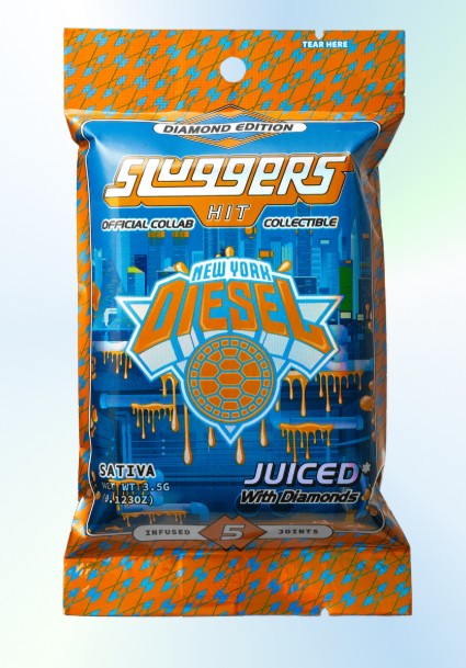 SLUGGERS 0.7G THC-A DIAMOND JUICED PRE ROLL (5CT/PK)