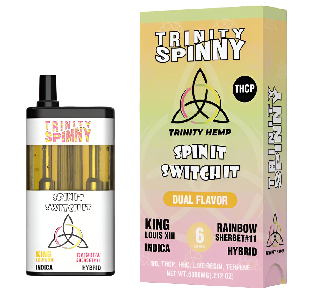 Trinity Spinny Vape Price Trinity Hemp Trinity Spinny THCa Disposable 6g TenVape TRINITY SPINNY THC-P 6 GRAM DISPOSABLE Rising Wholesale Inc. Trinity Spinny Vape Price Trinity Hemp Trinity Spinny THCa Disposable 6g TenVape TRINITY SPINNY THC-P 6 GRAM DISPOSABLE Rising Wholesale Inc.