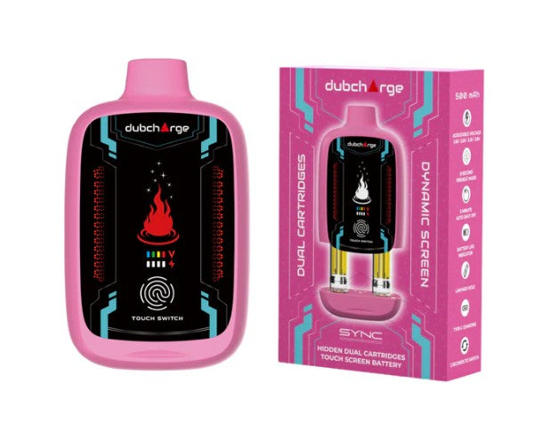 DUBCHARGE SYNC HIDDEN DUAL CARTRIDGE TOUCH SCREEN BATTERY
