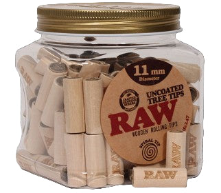 RAW UNCOATED WOODEN TREE TIPS