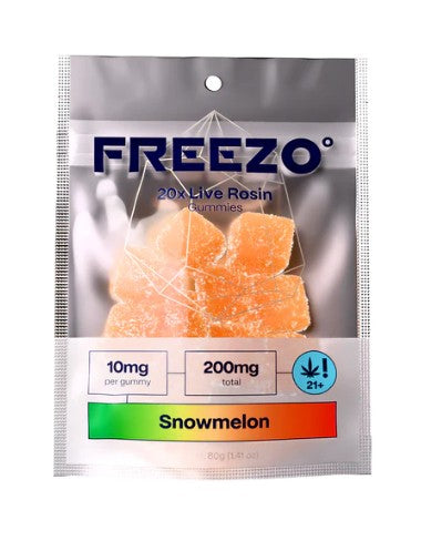 FREEZO 10MG LIVE ROSIN GUMMIES (20CT/BAG, 200MG/BAG) | SNOWMELON