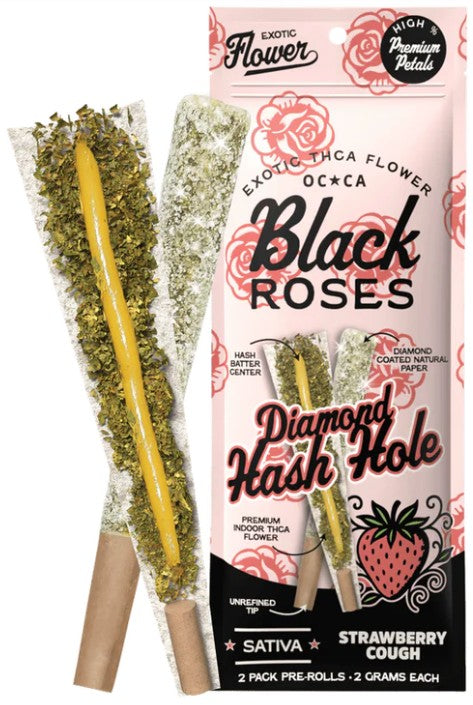 BLACK ROSE THC-A DIAMOND HASH HOLE (2 X 2G PER PACK)