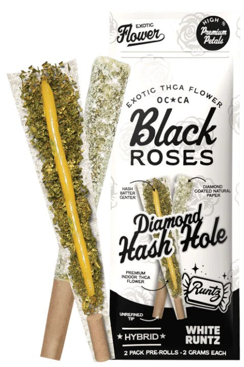 BLACK ROSE THC-A DIAMOND HASH HOLE (2 X 2G PER PACK)