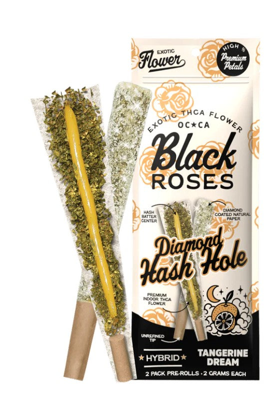 BLACK ROSE THC-A DIAMOND HASH HOLE (2 X 2G PER PACK)
