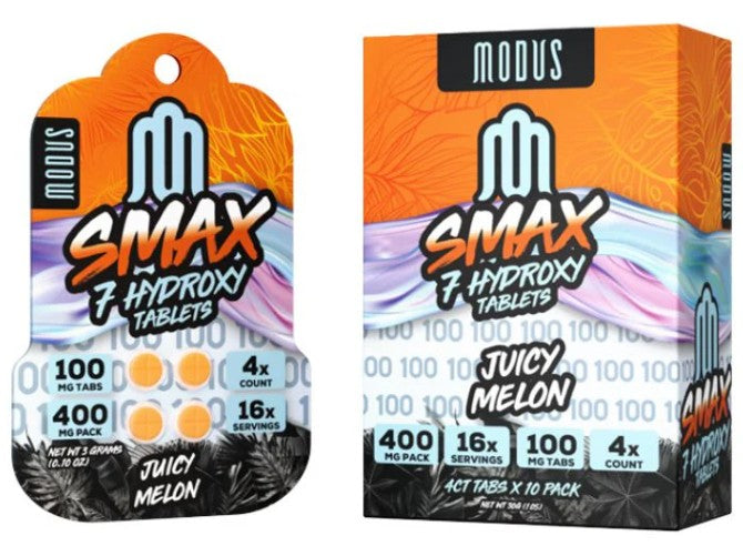 MODUS SMAX 7HYDROXY 100MG PER TAB (4CT TAB) (10 PACK DISPLAY)