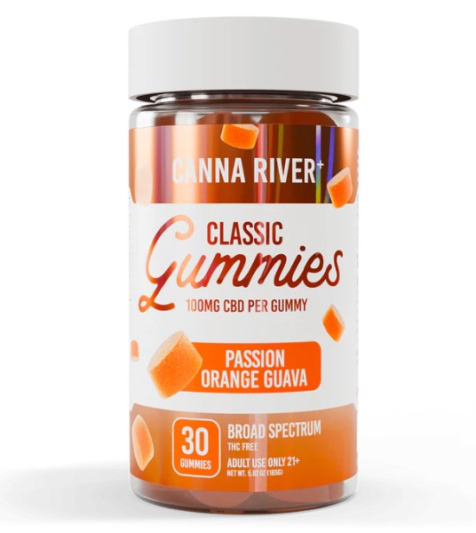 CANNA RIVER CBD CLASSIC GUMMIES BROAD SPECTRUM 3000MG JAR