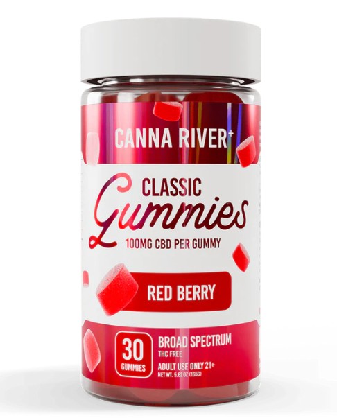 CANNA RIVER CBD CLASSIC GUMMIES BROAD SPECTRUM 3000MG JAR