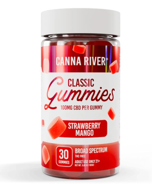 CANNA RIVER CBD CLASSIC GUMMIES BROAD SPECTRUM 3000MG JAR