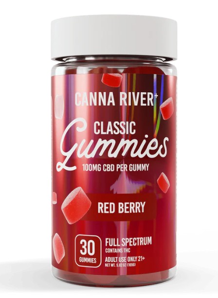 CANNA RIVER CBD CLASSIC GUMMIES FULL SPECTRUM 3000MG JAR