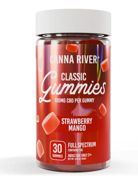 CANNA RIVER CBD CLASSIC GUMMIES FULL SPECTRUM 3000MG JAR