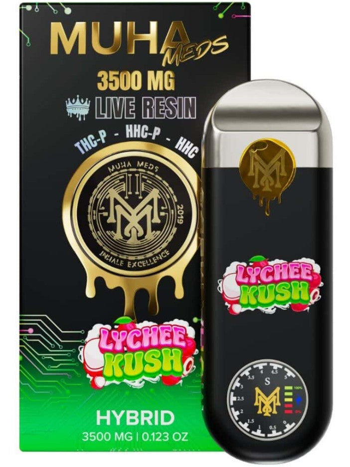 MUHA MEDS 3500MG LIVE RESIN DISPOSABLE (5CT DISPLAY) Rising Wholesale Inc. MUHA MEDS 3500MG LIVE RESIN DISPOSABLE (5CT DISPLAY) Rising Wholesale Inc.