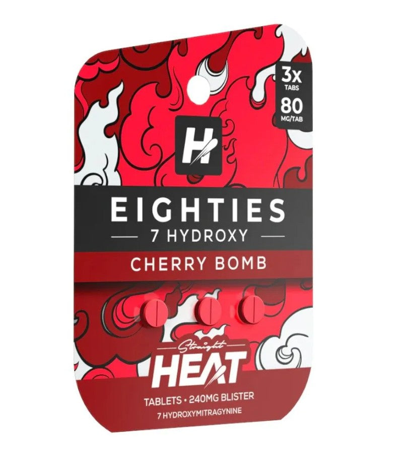 STRAIGHT HEAT EIGHTIES 7-HYDROXY 80MG TABLET (3CT PACK)