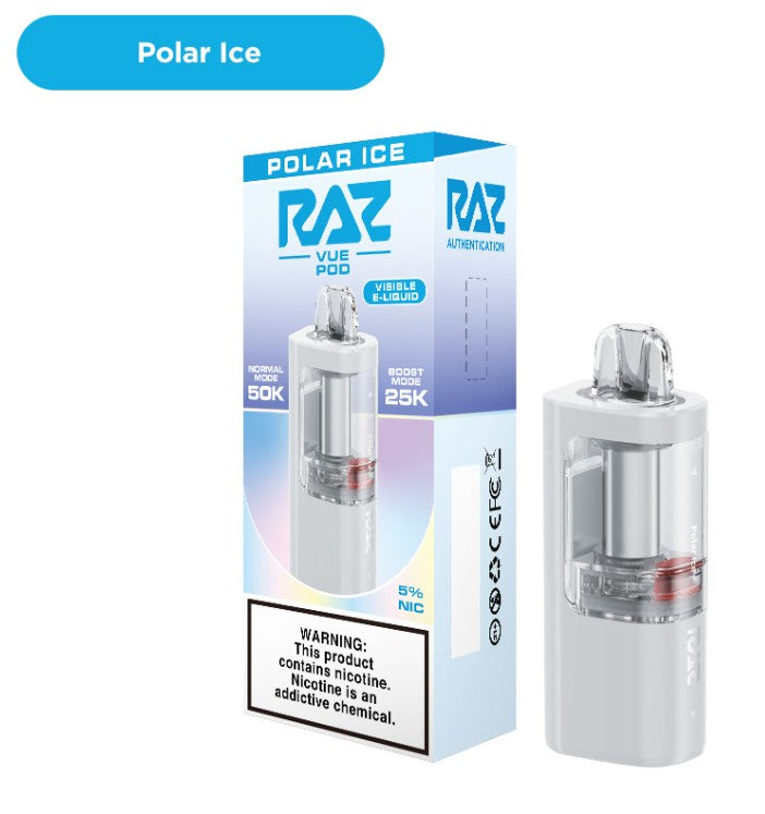 RAZ VUE 50K DISPOSABLE PODS (5CT DISPLAY)