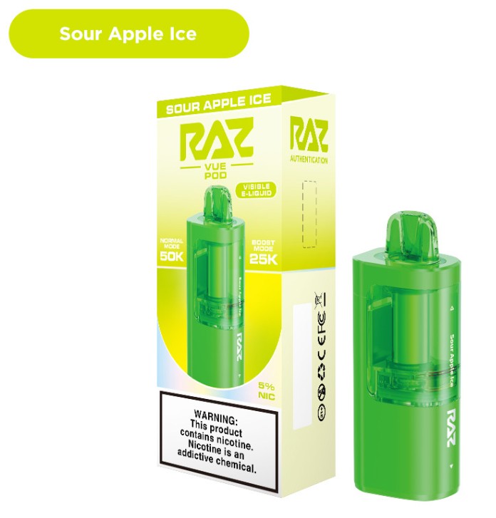 RAZ VUE 50K DISPOSABLE PODS (5CT DISPLAY)