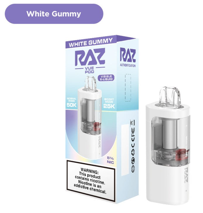 RAZ VUE 50K DISPOSABLE PODS (5CT DISPLAY)