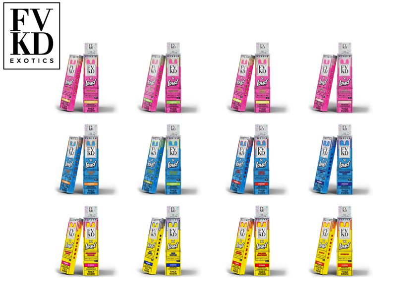 FVKD EXOTICS X LOUD THCA ROSIN 3.5ML SYRINGE (5CT DISPLAY)