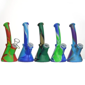 6" SILICONE WATER PIPE PRINTED DESIGNS