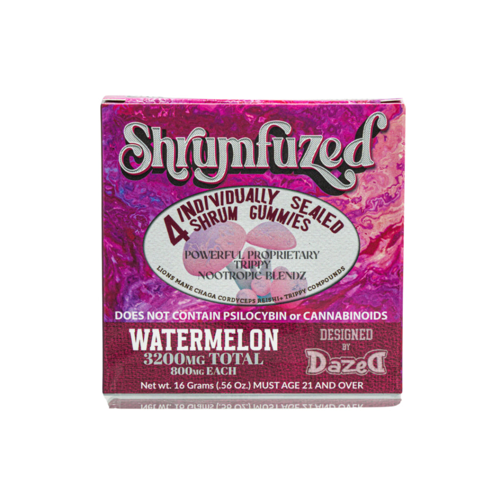 SHRUMFUZED 800MG GUMMIES TRIPPY NOOTROPIC BLEND