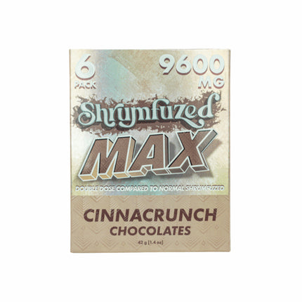 SHRUMFUZED MAX 9600MG DOUBLE DOSE MUSHROOM CHOCOLATE (6CT/PACK)