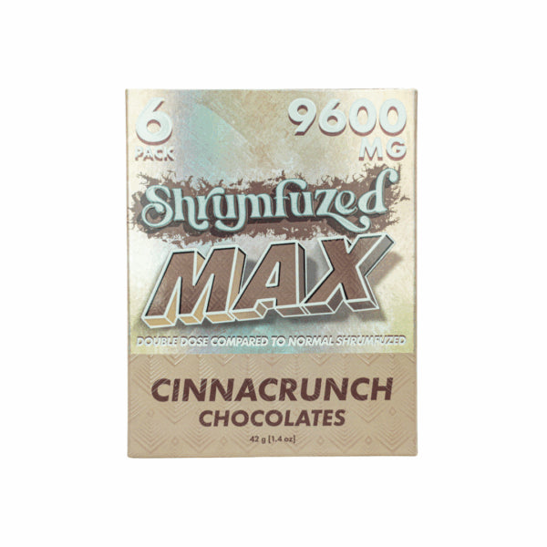 SHRUMFUZED MAX 9600MG DOUBLE DOSE MUSHROOM CHOCOLATE (6CT/PACK)