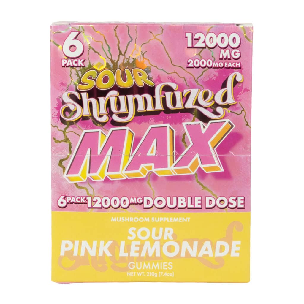 SHRUMFUZED MAX 12000MG MUSHROOM GUMMIES (6CT/PACK)