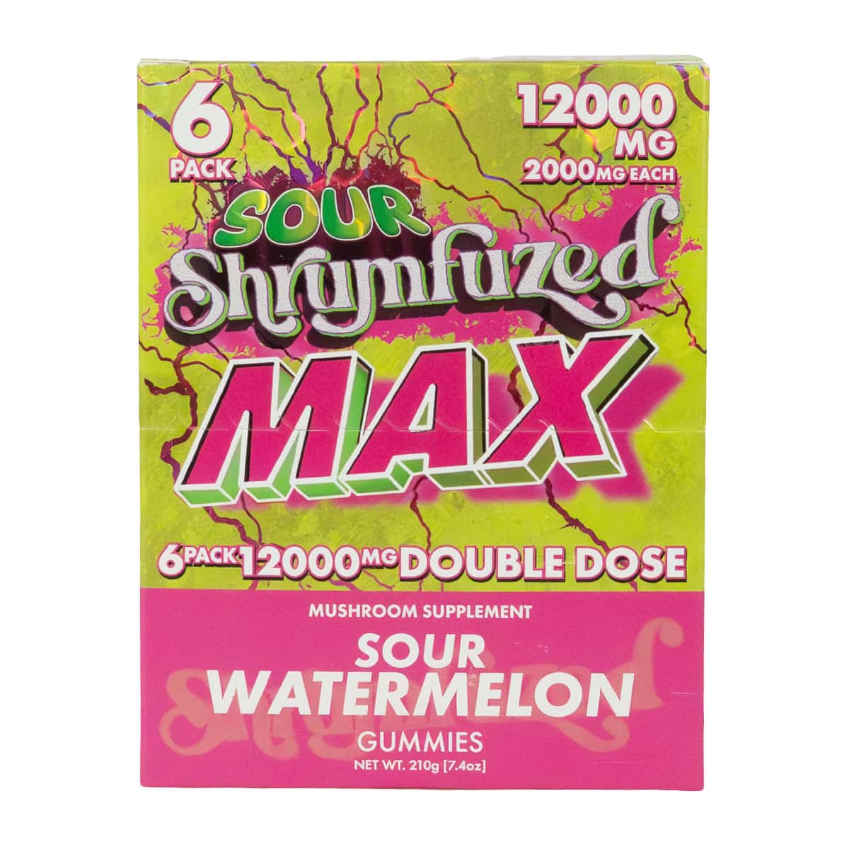 SHRUMFUZED MAX 12000MG MUSHROOM GUMMIES (6CT/PACK)