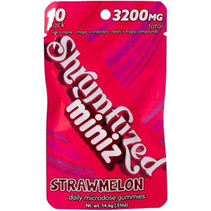 SHRUMFUZED MINIZ 3200MG MUSHROOM GUMMIES (10CT/PACK)