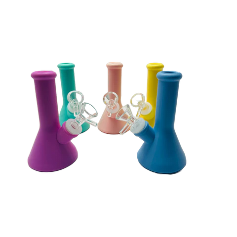 5" SILICONE WATER PIPE ASSORTED COLORS