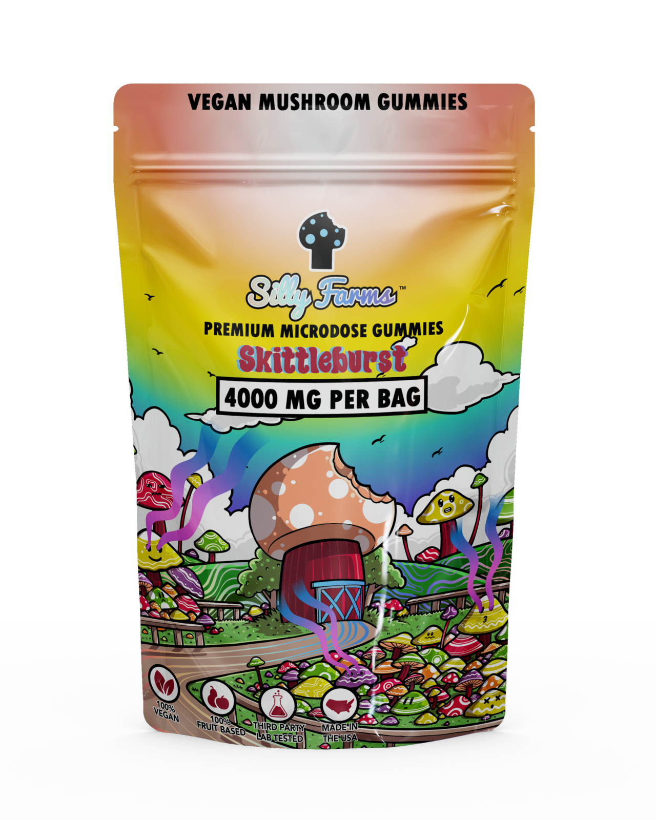 SILLY FARMS PREMIUM MICRODOSE GUMMIES 4000MG PER BAG