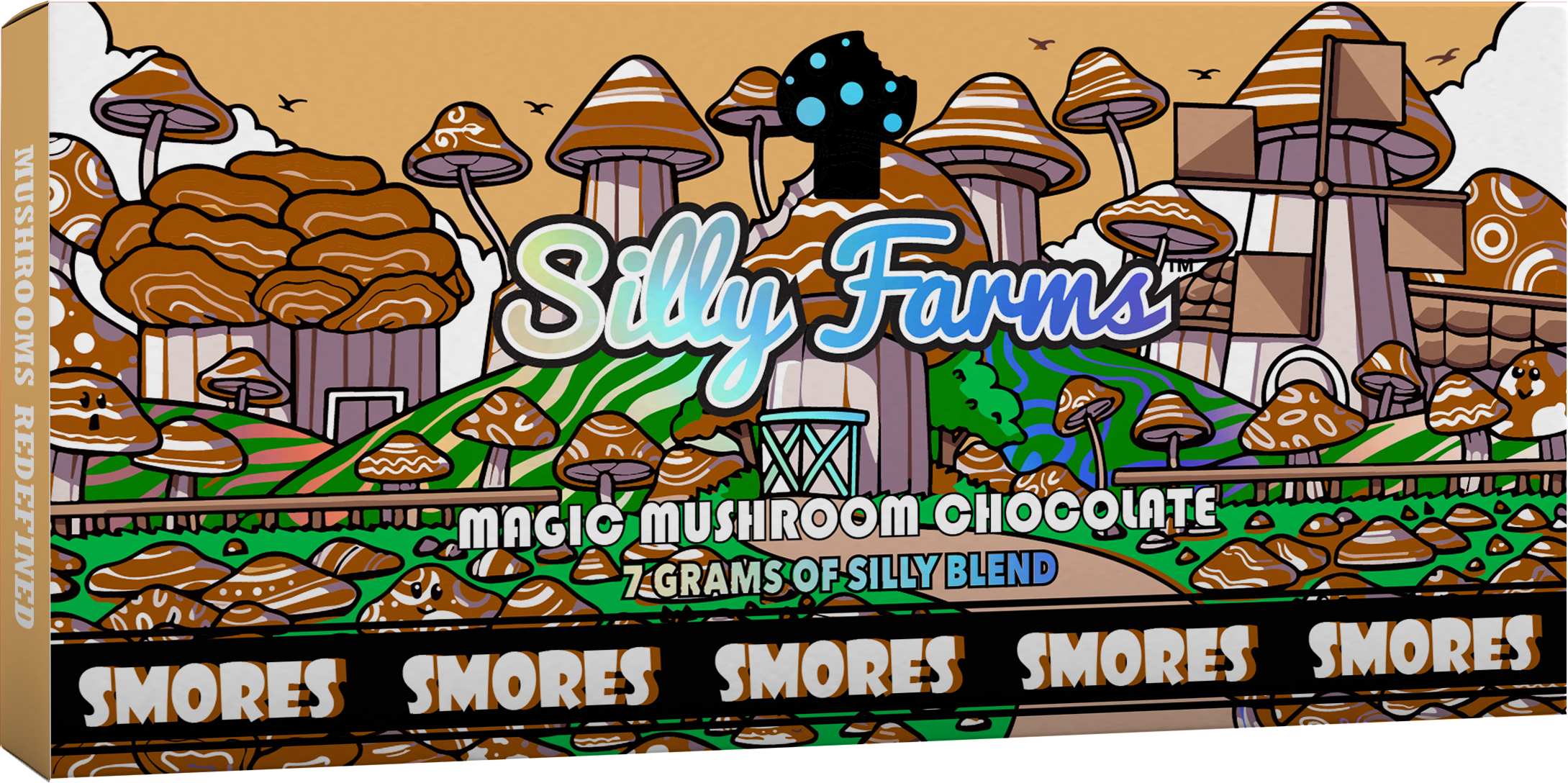 SILLY FARMS MAGIC MUSHROOM CHOCOLATE 7 GRAMS SILLY BLEND