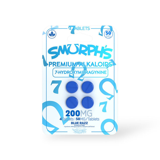 SMURPH'S 7-HYDROXY 50MG TABLET (4CT PACK)